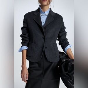 NWT Marc by Marc Jacobs CAVIAR GREY Wool Coat Sz 2